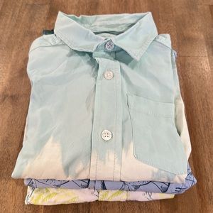 3 Cat & Jack short sleeve button down collared shirts